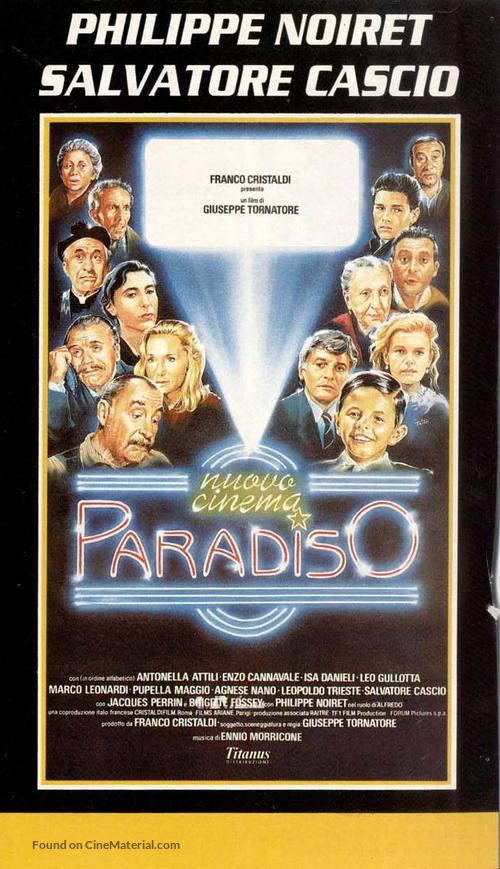 Nuovo cinema Paradiso - Spanish VHS movie cover