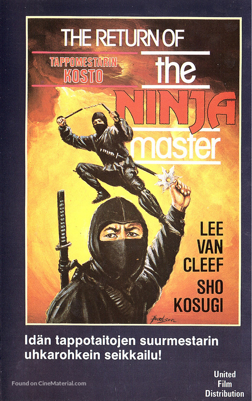&quot;The Master&quot; - Finnish VHS movie cover
