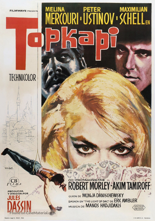 Topkapi - Spanish Movie Poster