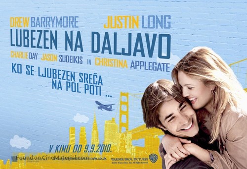 Going the Distance - Slovenian Movie Poster