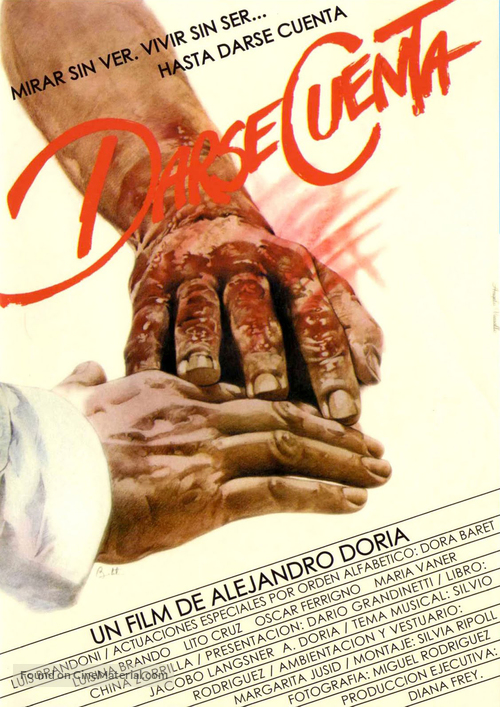 Darse cuenta - Argentinian Movie Poster