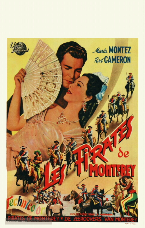 Pirates of Monterey - Belgian Movie Poster