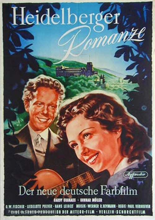 Heidelberger Romanze - German Movie Poster