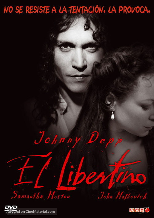 The Libertine - Argentinian DVD movie cover