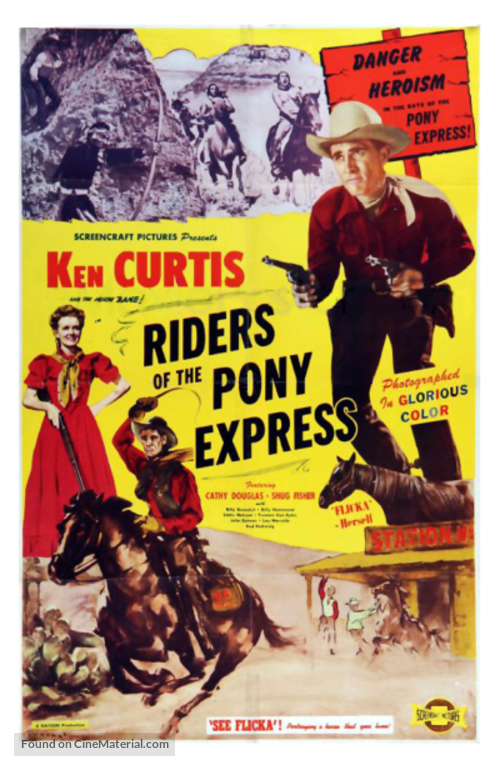 Riders of the Pony Express - Movie Poster