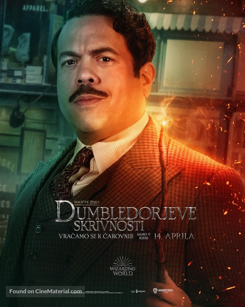 Fantastic Beasts: The Secrets of Dumbledore - Slovenian Movie Poster