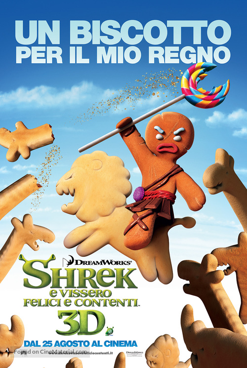 Shrek Forever After - Italian Movie Poster