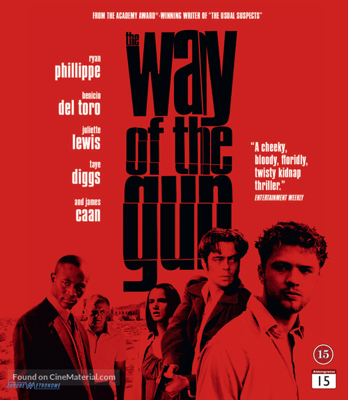 The Way Of The Gun - Danish Blu-Ray movie cover