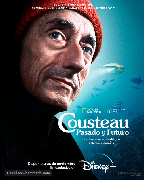 Becoming Cousteau - Spanish Movie Poster