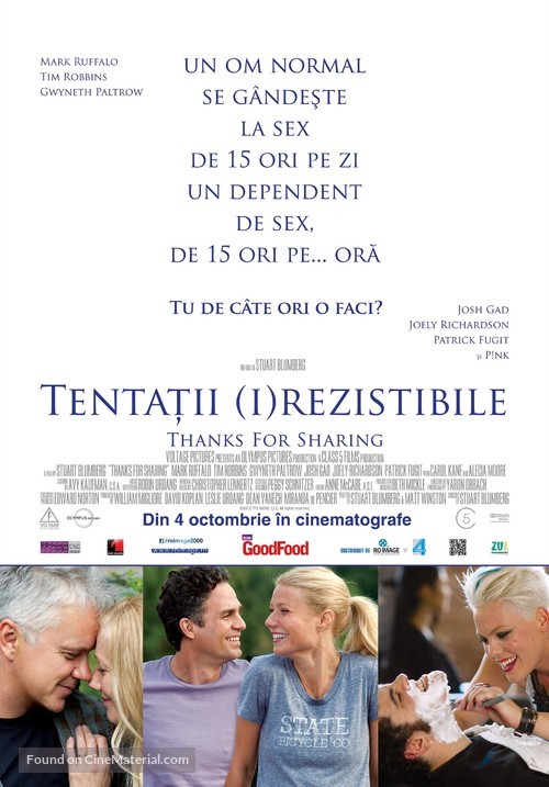 Thanks for Sharing - Romanian Movie Poster