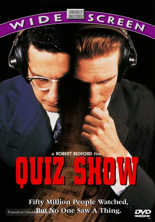 Quiz Show (1994) dvd movie cover