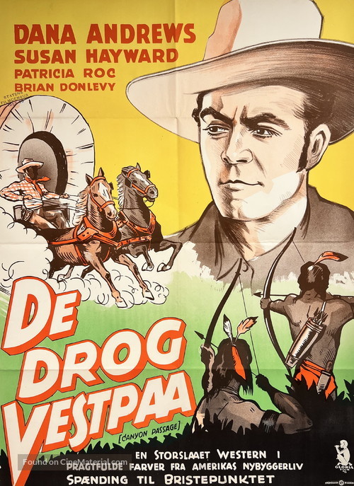 Canyon Passage - Danish Movie Poster