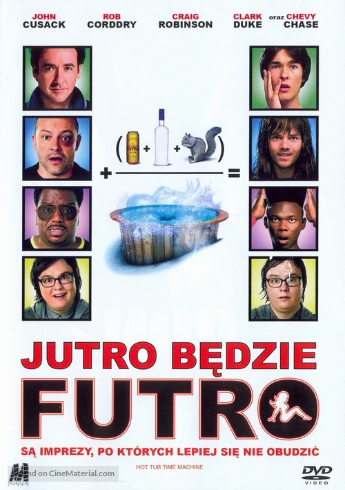 Hot Tub Time Machine - Polish DVD movie cover