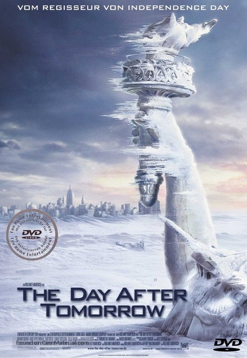 The Day After Tomorrow - German DVD movie cover