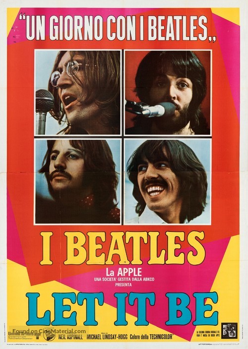 Let It Be - Italian Movie Poster