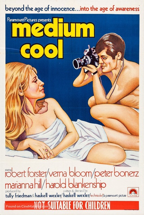 Medium Cool - Australian Movie Poster