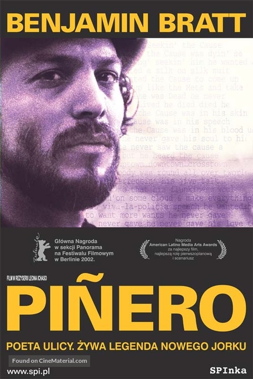 Pi&ntilde;ero - Polish DVD movie cover