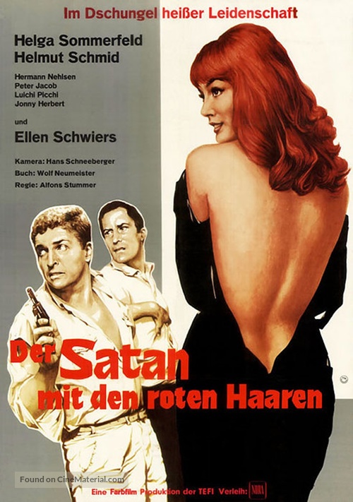 Der Satan mit den roten Haaren - German Movie Poster