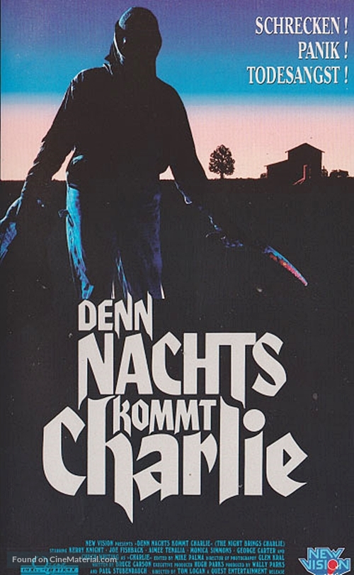 The Night Brings Charlie - German VHS movie cover