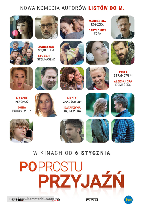 Po prostu przyjazn - Polish Movie Poster