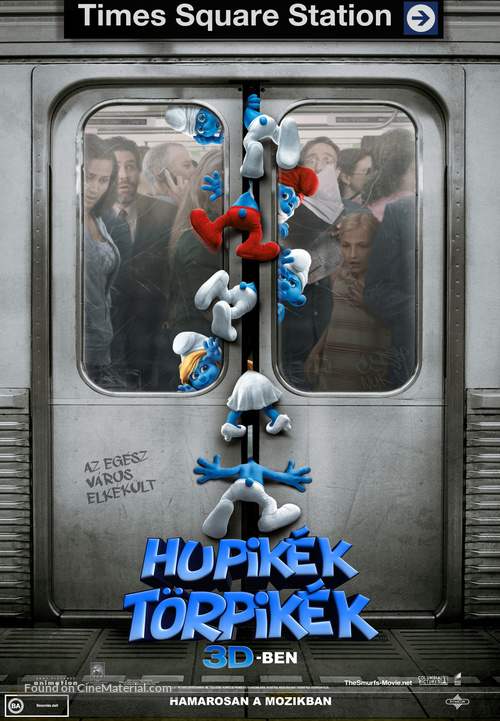 The Smurfs - Hungarian Movie Poster