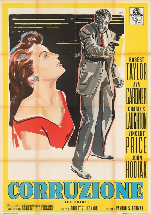 The Bribe - Italian Movie Poster