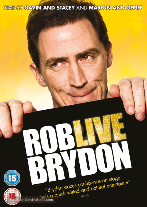 Rob Brydon: Live - British DVD movie cover