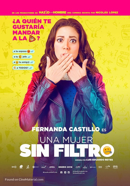 Una Mujer Sin Filtro - Mexican Movie Poster