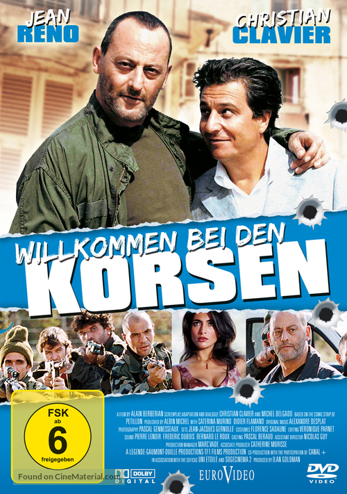 L&#039;enqu&ecirc;te corse - German DVD movie cover