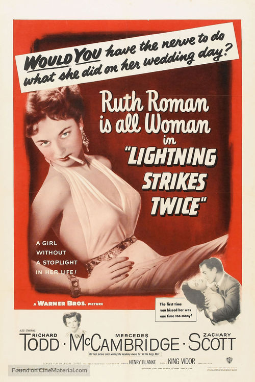 Lightning Strikes Twice - Theatrical movie poster