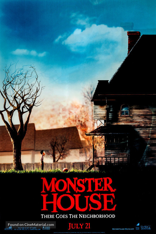 Monster House - Advance movie poster