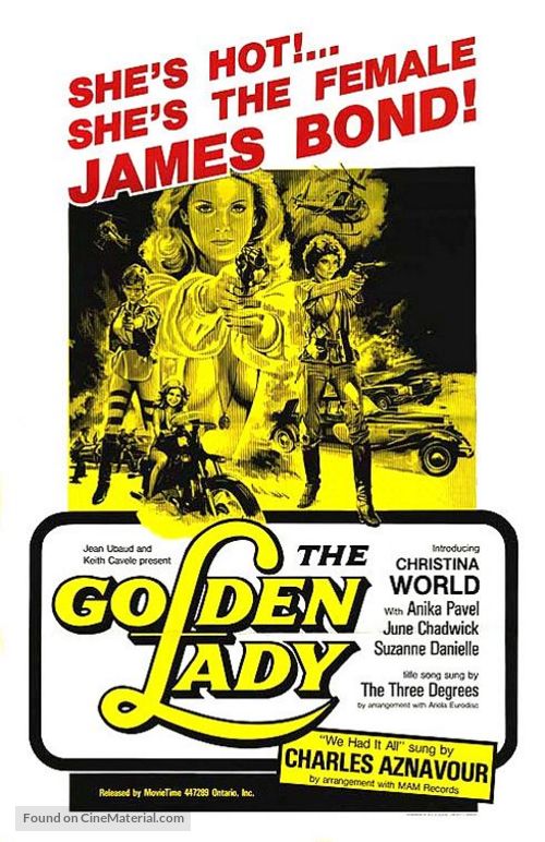 The Golden Lady - Canadian Movie Poster