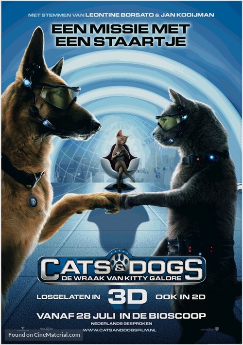 Cats &amp; Dogs: The Revenge of Kitty Galore - Dutch Movie Poster