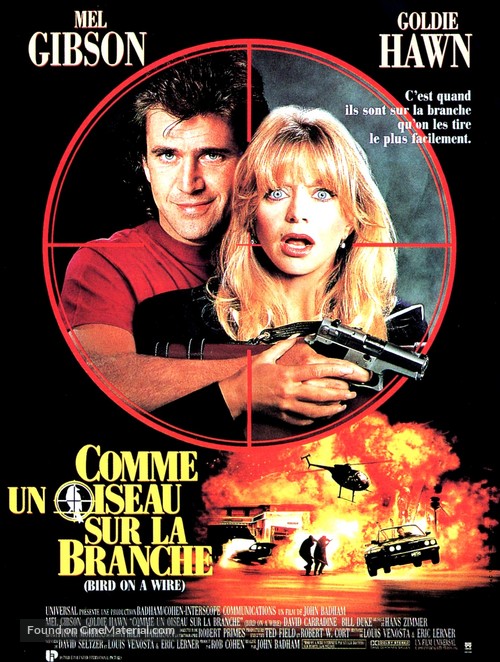 Bird on a Wire - French Movie Poster