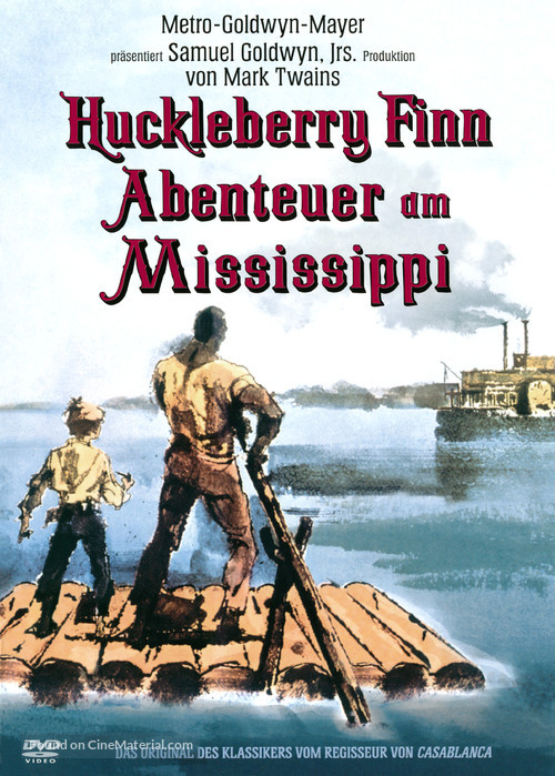 The Adventures of Huckleberry Finn - German Movie Cover