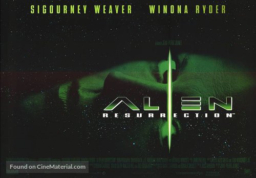Alien: Resurrection - British Movie Poster
