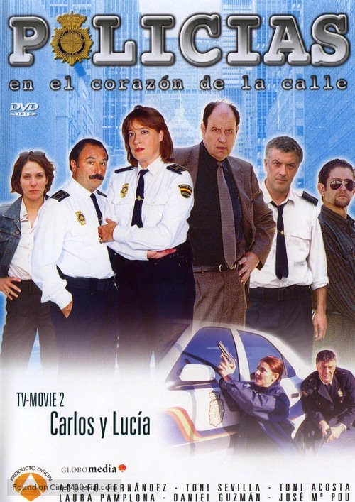 &quot;Polic&iacute;as, en el coraz&oacute;n de la calle&quot; - Spanish DVD movie cover