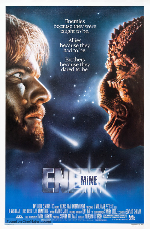 Enemy Mine - Movie Poster
