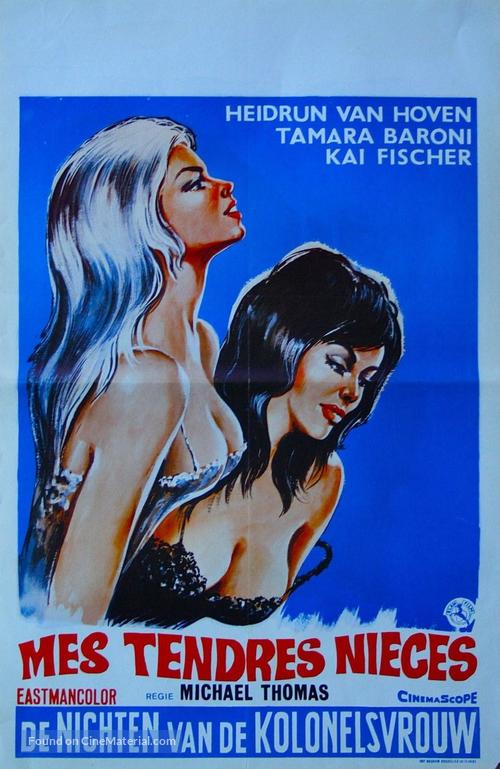 Die Nichten der Frau Oberst. 2. Teil - Mein Bett ist meine Burg - Belgian Movie Poster