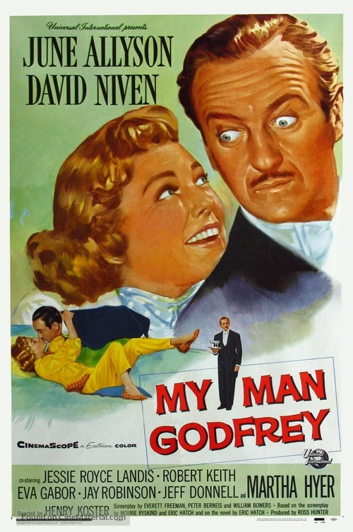 My Man Godfrey - Theatrical movie poster