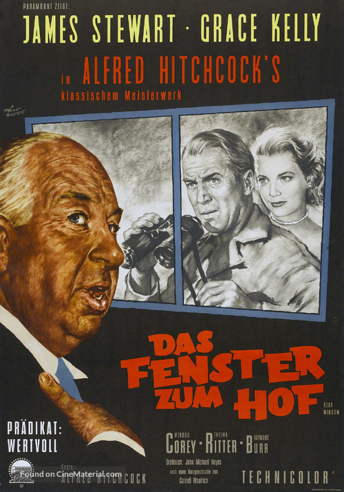 Rear Window - German Movie Poster