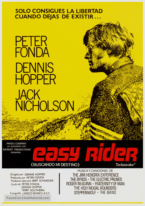 Easy Rider - Spanish Movie Poster