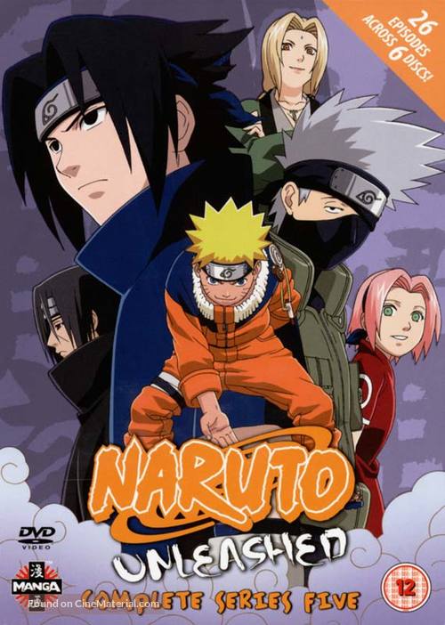 &quot;Naruto&quot; - British DVD movie cover