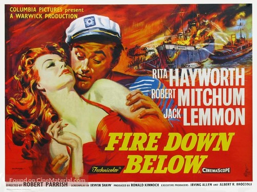 Fire Down Below - British Theatrical movie poster