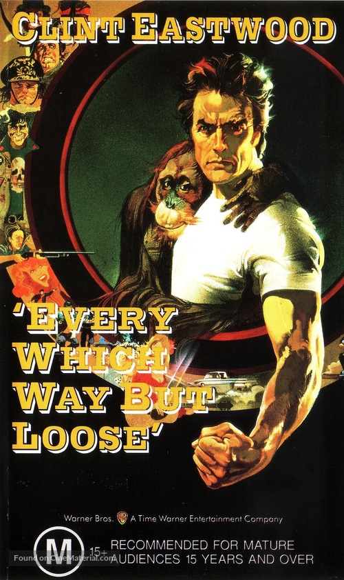 Every Which Way But Loose - Australian VHS movie cover
