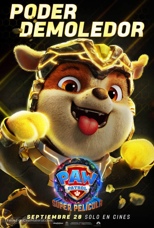 PAW Patrol: The Mighty Movie - Mexican Movie Poster