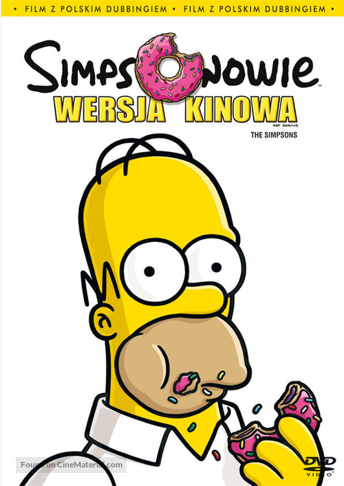 The Simpsons Movie - Polish DVD movie cover