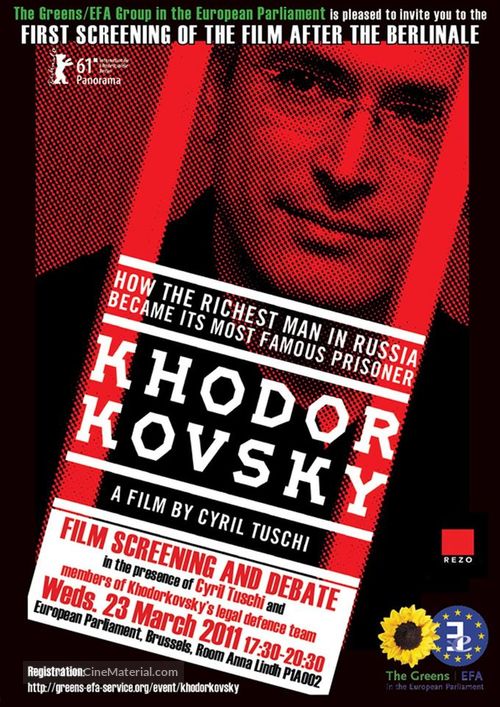 Khodorkovsky - Belgian Movie Poster