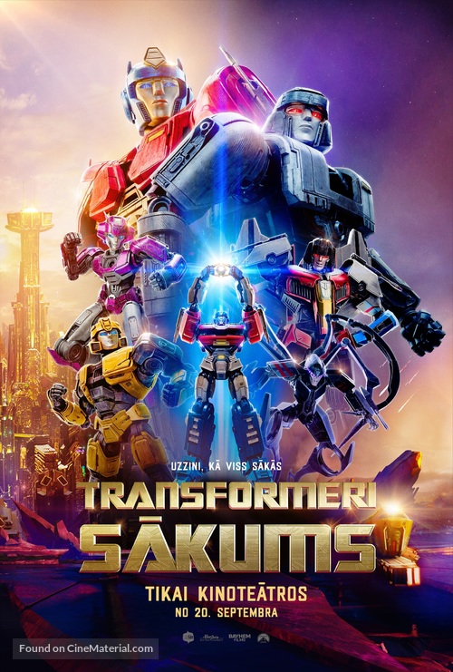 Transformers One - Latvian Movie Poster