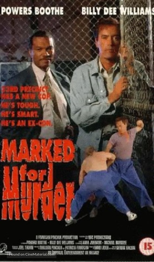 Marked for Murder - British Movie Cover